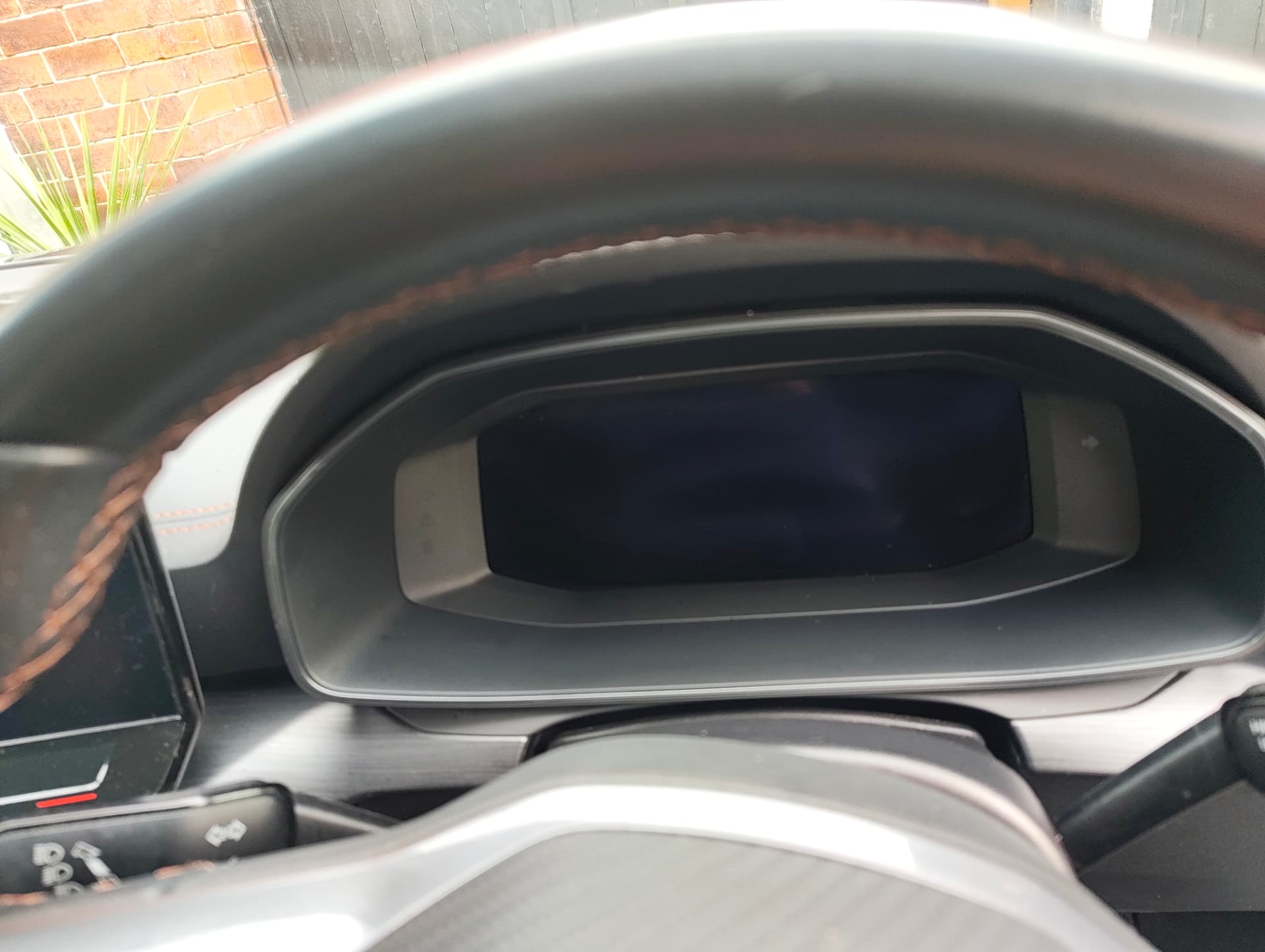 Cupra instrument cluster clean and dust-free after detailing