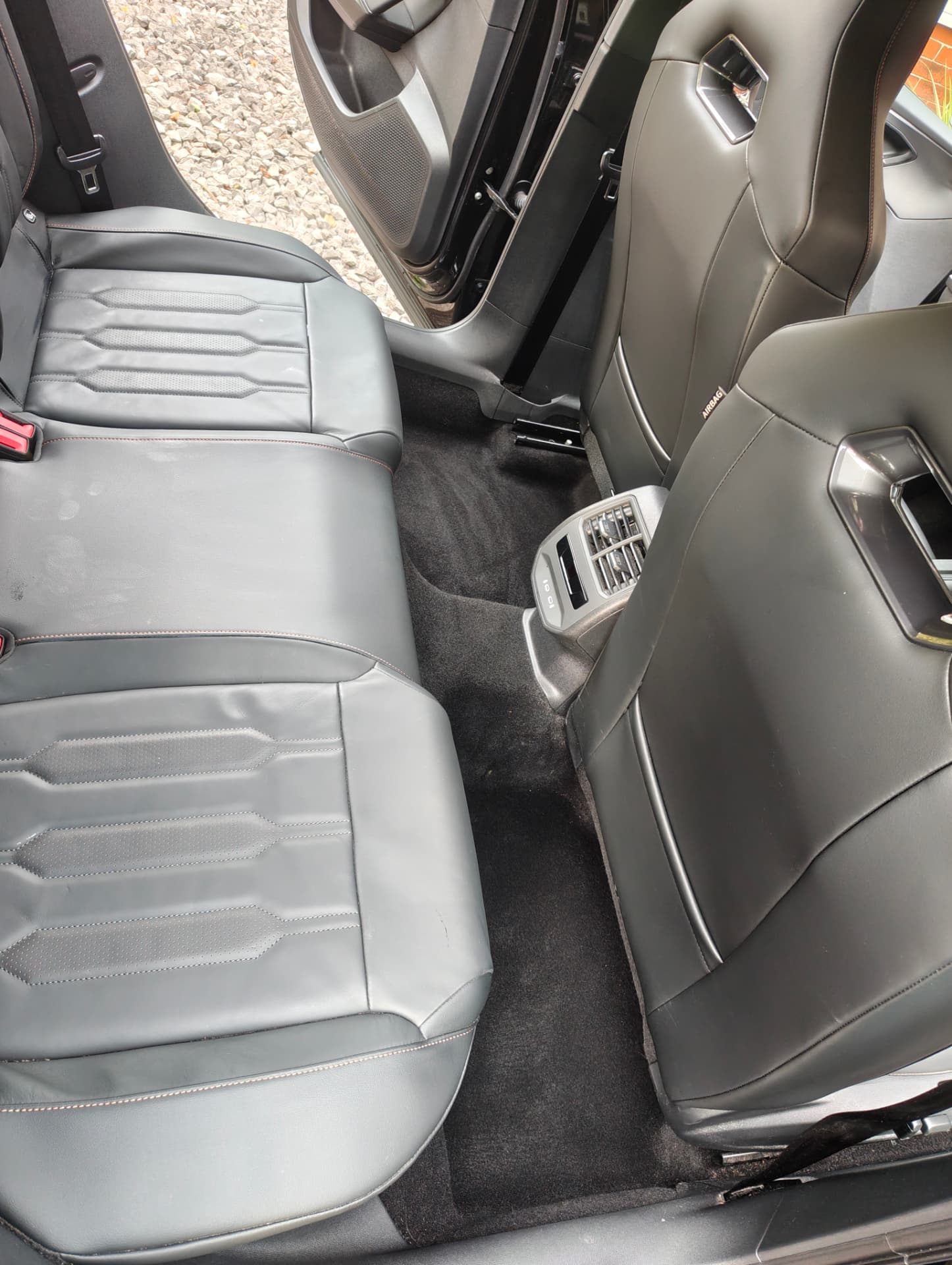 Cupra rear seats and carpet clean after interior detail