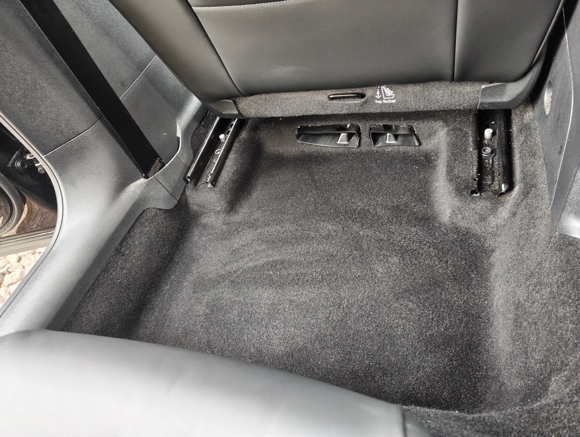Cupra rear floor carpet freshly extracted and dry